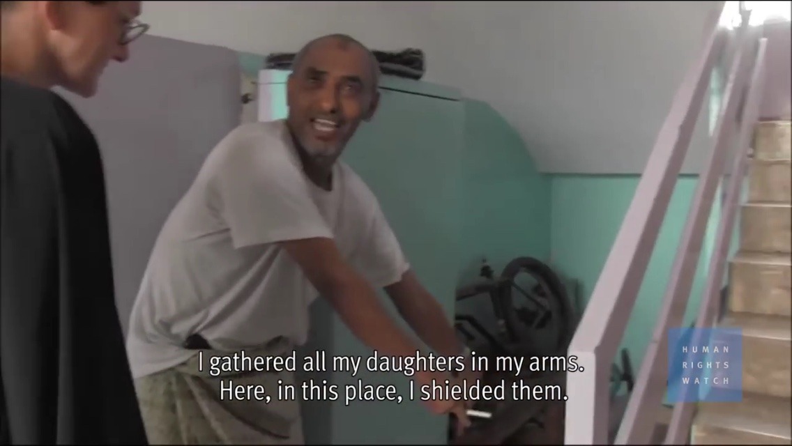 theyemenite:  - A resident who lost his family to a Saudi airstrike in the port city