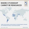 Countries Where You Cannot Give Up Your Citizenship
by dailyworldmaps
[[MORE]] Lighter colour indicates countries where it is technically legal to relinquish your citizenship, but doing so is practically impossible. In Malaysia, Pakistan & The...