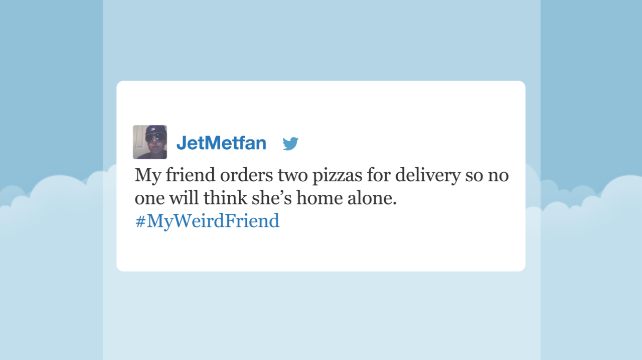 fallontonight:  ICYMI: Jimmy reads his favorite #MyWeirdFriend tweets! 