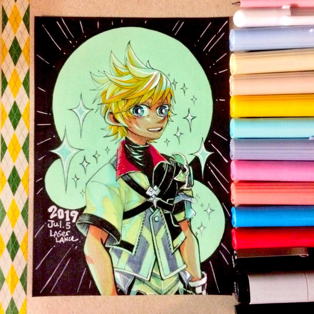 laser-lance:  80% of my recent doodles are Sora and Vanitas.