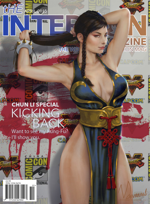 art-of-cg-girls:  Chun Li Intercon Magazine by Muhammed Ansar Ali
