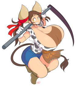 theycallhimcake:  Spent the weekend drawing one of my favorite characters, Hataraki-san’s Sukimi.   cutie ;9