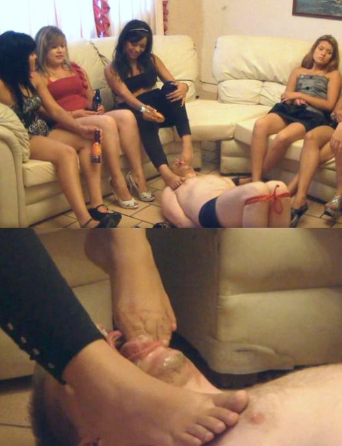 Snow White washes her mistress&rsquo; feet!Role play: Mexican girls &amp; white boy - Snow W