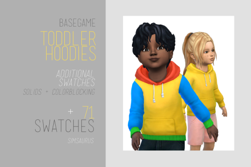 Basic Toddler HoodieAdditional Swatches!INFOI loooove this Hoodie Mesh but I was kinda getting annoy