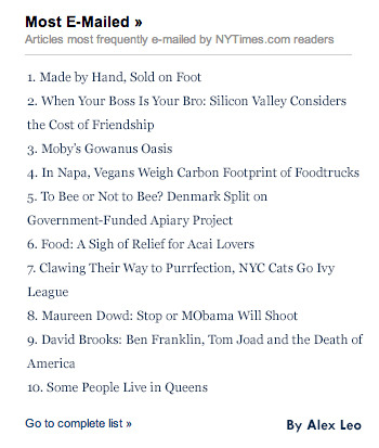 I was inspired to make this by the annual “Some People Live in Queens” story in the NYT popping up last week.
It is based on my deep analysis of New York Times headlines.