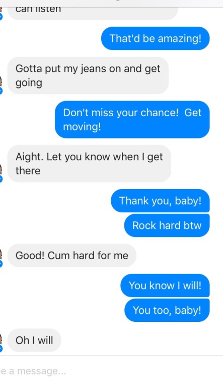 gutterbrain: Something about a thick cock she just can’t resist! Love texts like this. Good ti