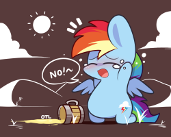 lifeloser:  OTL  ;w; Poor Dashie…