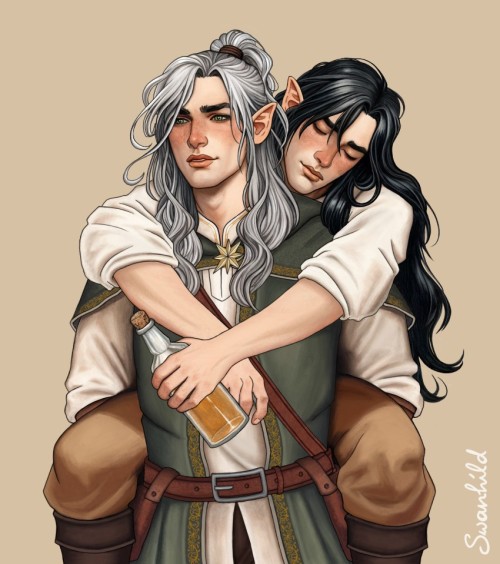 When You Have To Carry Your Little Brother Home From The Festivities Because He's A Lightweight Who Can't