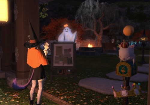 Ended up getting the All Saints Wake decorations set up. Had the FC members help out. I think it tur