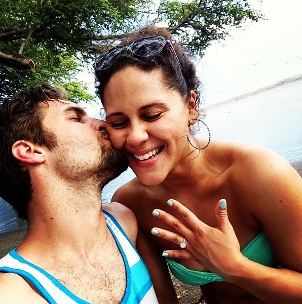 hheightsdaily:  Ashley’s engaged!! 💍👰 