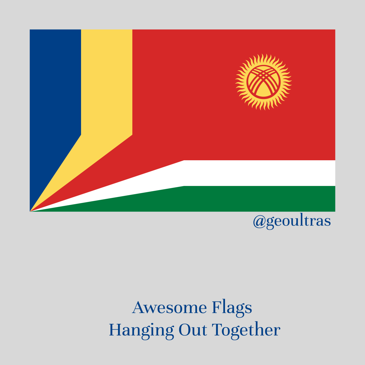 Flag found while playing GeoGuessr : r/vexillology