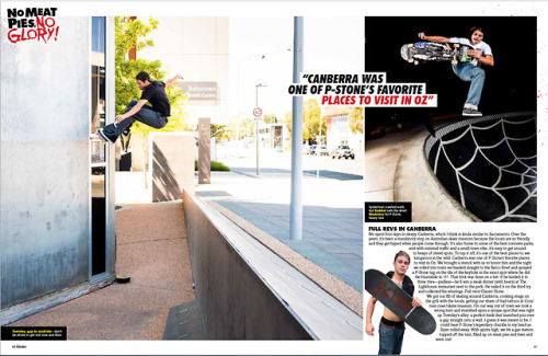 Indy Australia Tour Article in the August 2018 Issue of Thrasher Magazine #RideTheBest