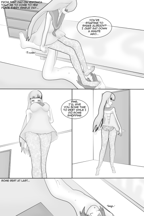 thematriarchyproductions:  Second half of femdom comic “Below”.   Wow! Quite a story.He’s 18 .