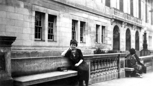 We love Oregon writer Stewart Holbrook (1893-1964) and he loved our library. Here, from the Holbrook