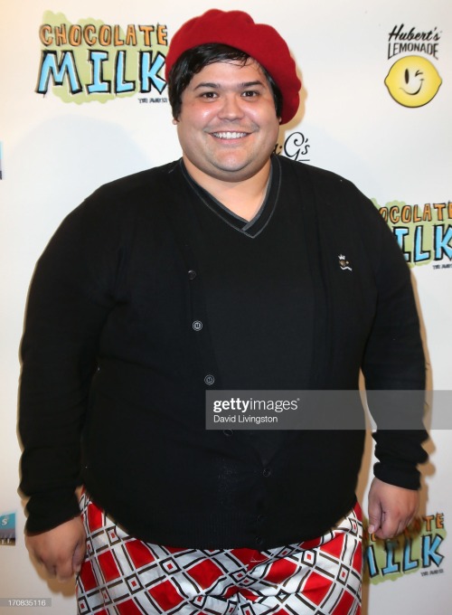 Harvey Guillén at the premiere of his short film, Chocolate Milk (June 2013).