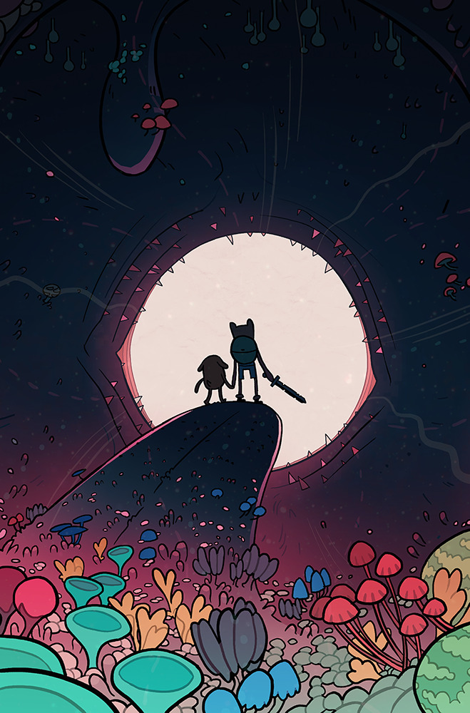oxboxer:  I guess the Cake’s outta the bag! I did a cover for Adventure time #17~
