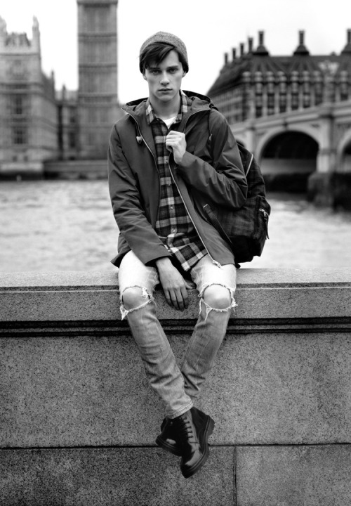 z-arb:  homme—models:  Luke Powell - Topman Spring/Summer 2014