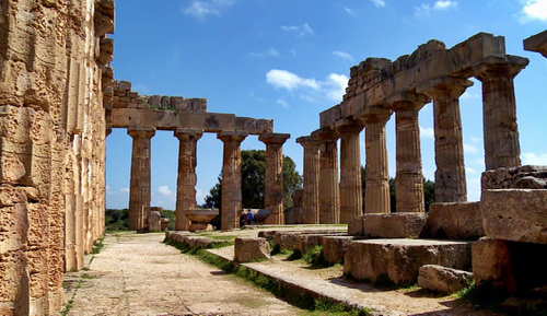 Richard Miles ArchaeologistONE DAY, ONE IMAGEThe Temple of Hera (also known as temple E) at the anci