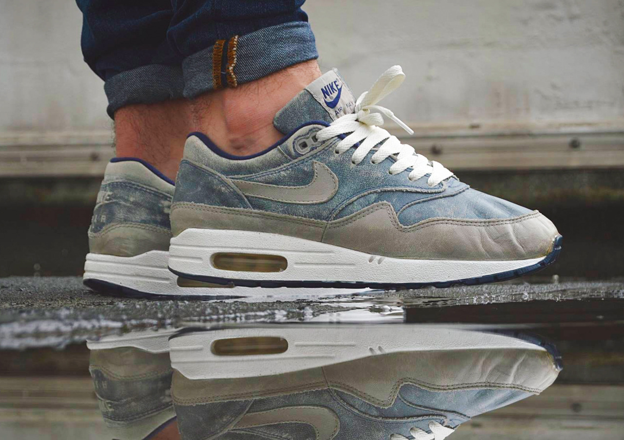 Air Max 1 'Dirty Denim' (by sizetenplease) Sweetsoles – kicks and
