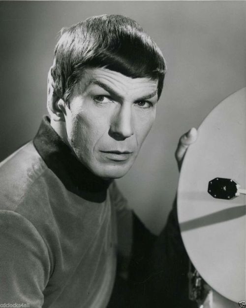 gar-trek:beyondspock:Spock modeling for Starfleet’s Science Officer of the Year calendar yes B)