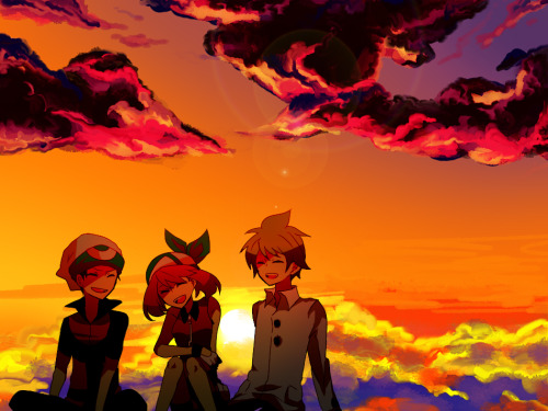  Pixiv : ***  Youtube video : 【手描き】ＰＯＫＥっと！【キャラ崩壊】           