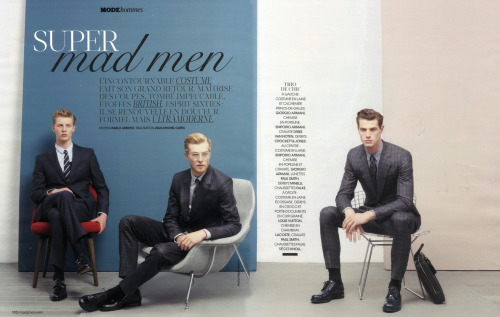 successmodels: Tim Schuhmacher, Kim Dall’Armi &amp; Andy Walters by Pablo Arroyo for Madam
