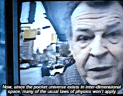 my-pocket-universe:  Favourite Walter moments: Walter and his tapes and pastries- Fringe 5.6 “Through The Looking Glass and What Walter Found There” 