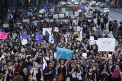 thinkmexican:Ni Una Menos: A Cry for Justice and End to Femicides  An international day of action against femicides and misogyny took place Wednesday across 15 countries, including Mexico.  The Ni Una Menos campaign began in Argentina in 2015. Women once