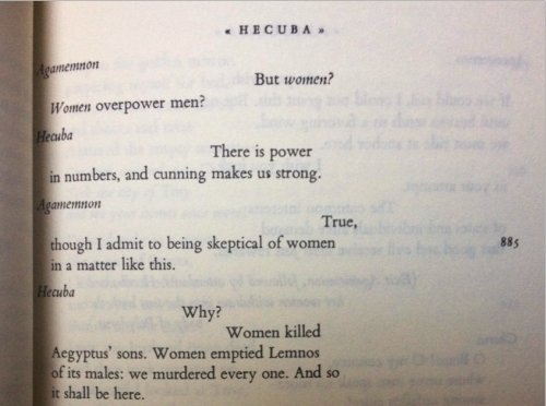 dukeofbookingham: Hecuba’s got no time for your misogynist bullshit, Agamemnon.