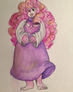 blueberryslime:  Rose in Toriel’s dress 