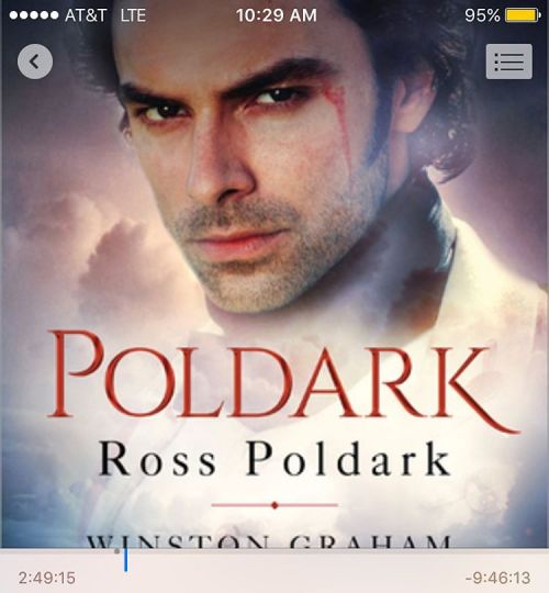 Just casual listening @official_poldark #rosspoldark #adianturner #sundaymorning #audiobooks #metror