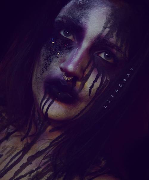 socialpsychopathblr:  Makeup artist: Sandra (Lilac Bat) 