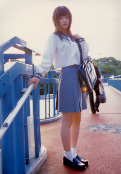 veadar3:  yomayoma:  picpie:  seifuku:  道重さゆみ mnknst: 003.jpg    