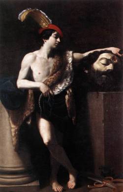 Rhaegartargaryen:  Touba:  Guido Reni: David With The Head Of Goliath, 1605  