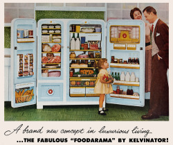 Kelvinator FOODARAMA ad, 1955 via Miehana