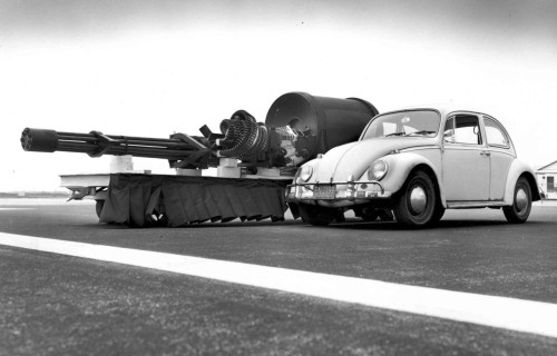 A-10’s GAU-8 meets VW beetle
