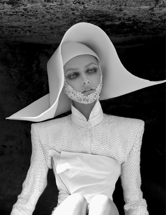 Katya S photo by Baldovino Barani, the vampire and the nun ed. for Oyster mag Jun/Jul