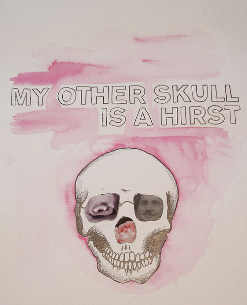 XXX Untitled (My Other Skull is A Hirst) by Kelly photo