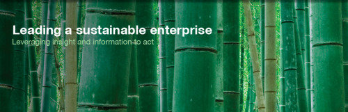 IBM - Leading a sustainable enterprise: Leveraging information and insight to act