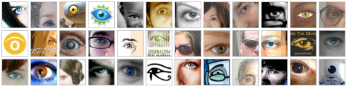 I Follow Eyes on Twitter
I noticed a lot of eyeball avatars on Twitter & wondered what they would look like in the “following” grid that appears on each Twitter profile page. So I created the profile @iFollowEyes and started following eyes! This...