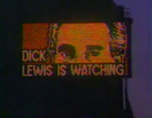 Porn photo “F*ck the Streets, Dick Lewis is Watching”