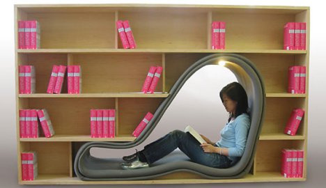 dewfalse: zono:  kayfabe:  aja: 31 Modern and Creative Book Shelves