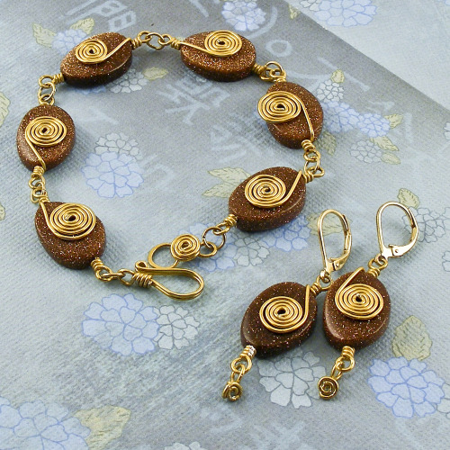 Golden Swirls