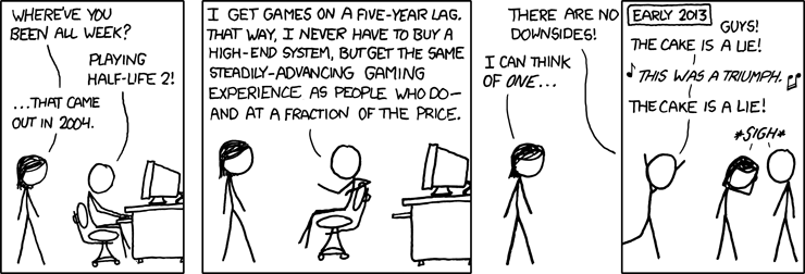 Me pasa exactamente lo mismo
xkcd - A Webcomic - Cutting Edge