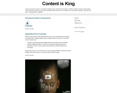 Content Is King