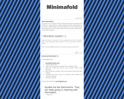 Minimafold