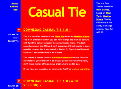Casual Tie