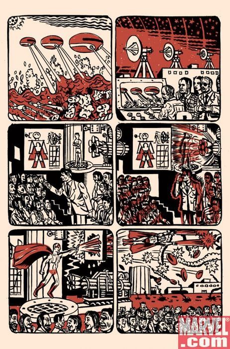 Gary Panter, Omega The Unknown #7