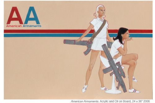 The work of Phil Noto. A blend of 60s styling with a concept art aesthetic.