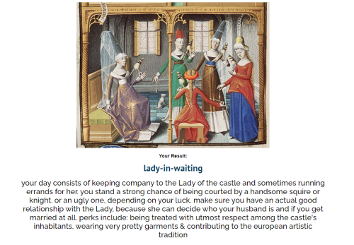 Your Position In A Medieval Castle!! (more Than 10 Possible Results) By Horacy On Uquiz